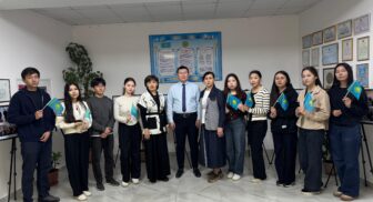 «Қазақстан Республикасының мемлекеттік рәміздері» тақырыбында танымдық сағат өткізілді.